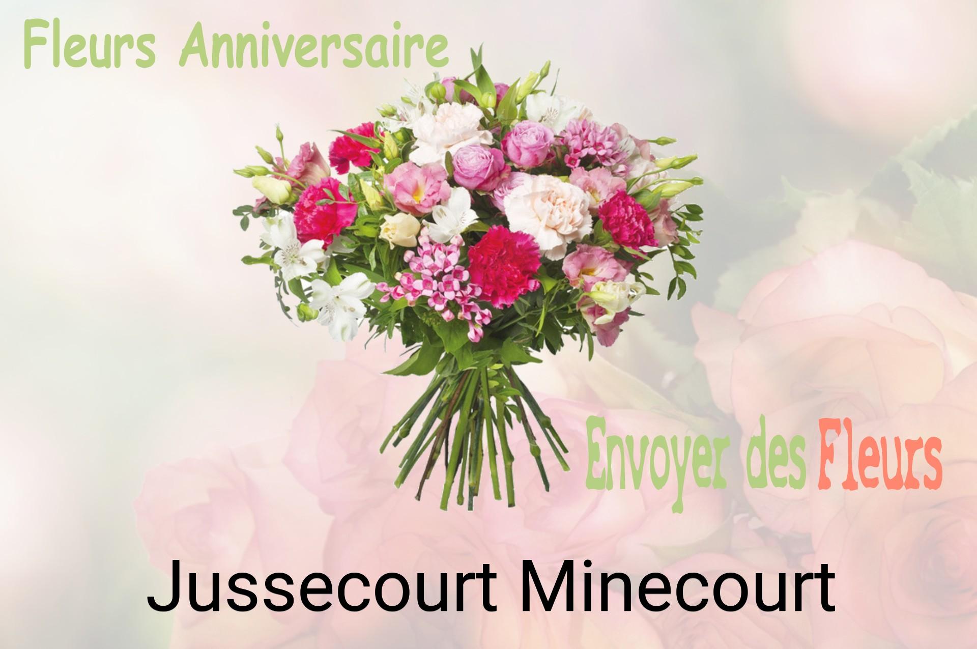 Bouquet de fleurs d’anniversaire livré à Jussecourt-Minecourt