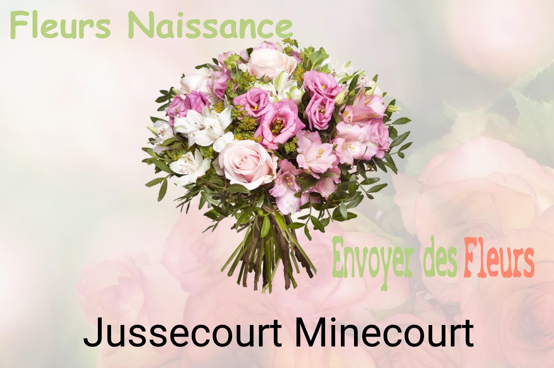 Bouquet de fleurs de naissance livré à Jussecourt-Minecourt